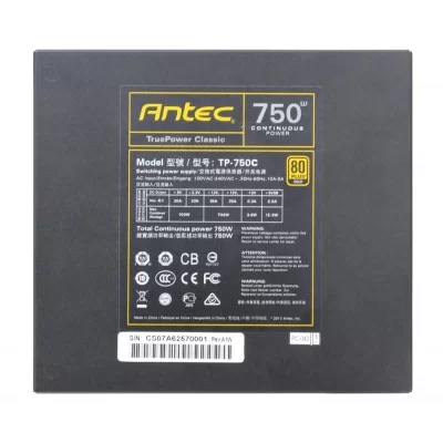 Power Supply Antec TP750C TP-750C 80 Plus Gold 750W