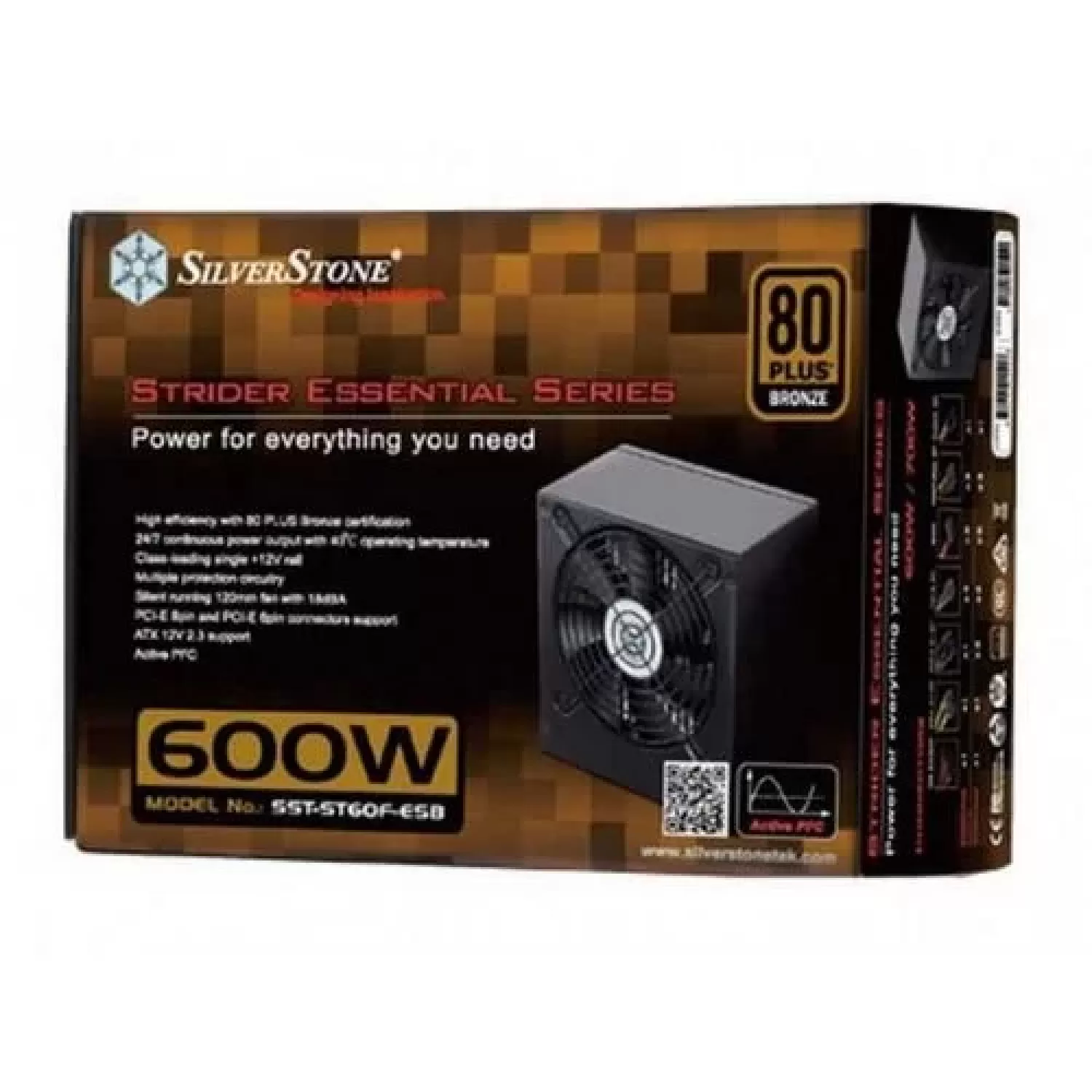 Блок Питания SilverStone ST60F-ESB 80 Plus Bronze 600W