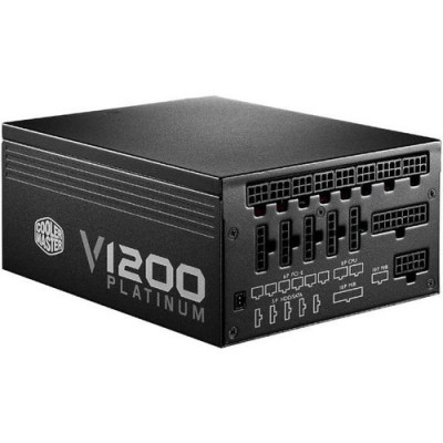 Power Supply Cooler Master V1200 RSC00-AFBAG1-XX מודולרי 80 PLUS Platinum Power Supply Cooler Master V1200 RSC00-AFBAG1-XX מודולרי 80 PLUS Platinum
