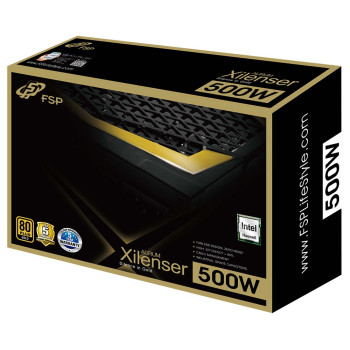 Блок Питания FSP AURUM Xilenser M AU-500FL חצי מודולרי 80 Plus Gold 500W Блок Питания FSP AURUM Xilenser M AU-500FL חצי מודולרי 80 Plus Gold 500W