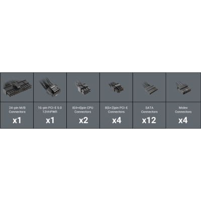 Power Supply Antec NE850G M ATX 3.0 PCIe 5.0 0-761345-11386-1 מודולרי מלא 80 Power Supply Antec NE850G M ATX 3.0 PCIe 5.0 0-761345-11386-1 מודולרי מלא 80