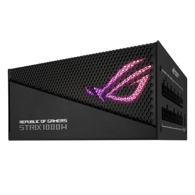 Power Supply Asus ROG STRIX 1000W Gold Aura Edition 90YE00P1-B0WA00 מודולרי מלא Power Supply Asus ROG STRIX 1000W Gold Aura Edition 90YE00P1-B0WA00 מודולרי מלא