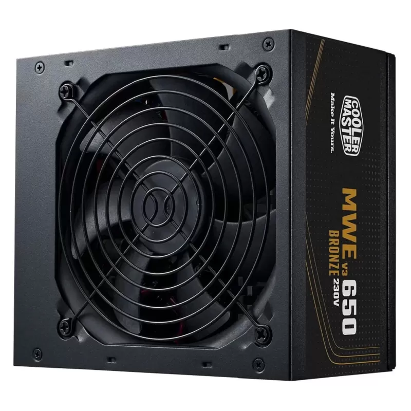 ספק כוח Cooler Master 650W MWE V3 230V (ATX 3.1) Bronze MPE-6501-ACABW-3B 80 Plus Bronze ספק כוח Cooler Master 650W MWE V3 230V (ATX 3.1) Bronze MPE-6501-ACABW-3B 80 Plus Bronze
