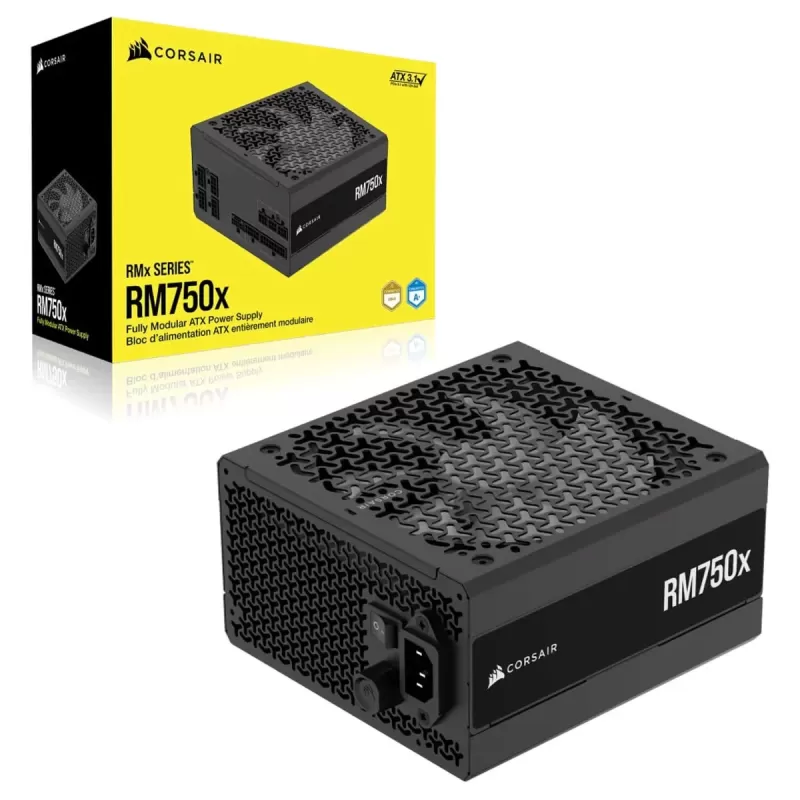 Power Supply Corsair RM750x 750W ATX 3.1 Gold Modular CP-9020285-EU 80 Plus Gold