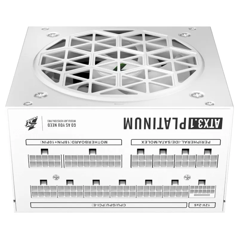 ספק כוח 1St Player NGDP 1300W ATX 3.1 80+ Platinum HA-1300BA3-W 80+ Platinum