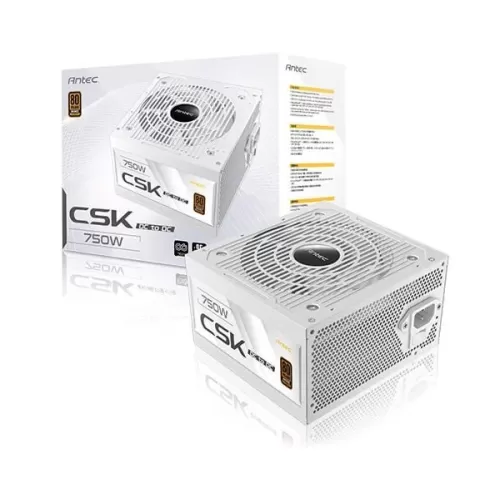 ספק כוח Antec CSK750DC לבן 0-761345-20117-9 80 Plus Bronze 750W ספק כוח Antec CSK750DC לבן 0-761345-20117-9 80 Plus Bronze 750W