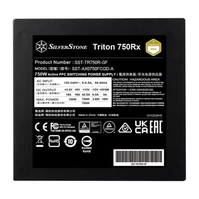 Блок Питания SilverStone Triton 750Rx SST-TR750R-GF 80 Plus Gold 750W