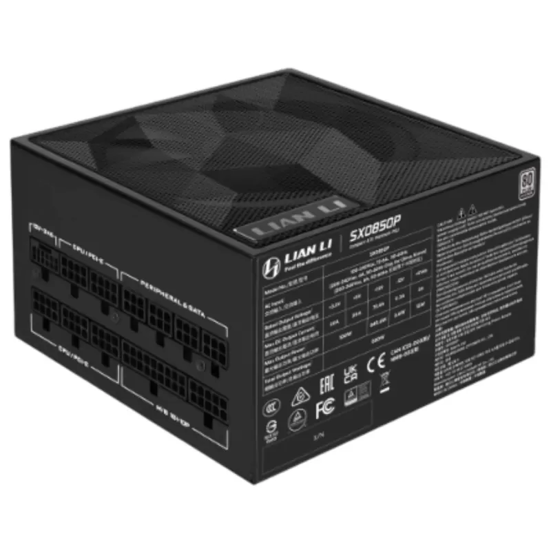 Power Supply LIAN-LI SX black SX0850P-B 80 Plus Platinum 850W