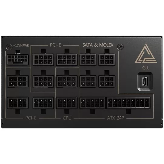 Power Supply MSI MEG Ai1300P PCIE5 Full Modular 80 Plus Platinum 1300W