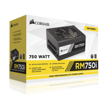 Power Supply Corsair RM750i CP-9020082-EU מודולרי 80 Plus Gold 750W
