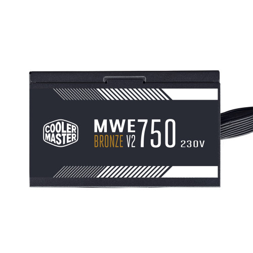 Power Supply Cooler Master MWE 750 V2 230V MPE-7501-ACABW-B לא מודולרי 80 PLUS