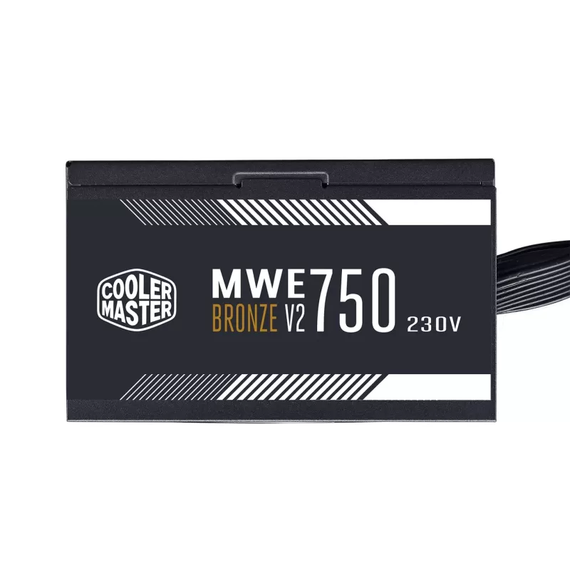 Power Supply Cooler Master MWE 750 V2 230V MPE-7501-ACABW-B Non modular 80 Plus Bronze 750W 12V:744W Power Supply Cooler Master MWE 750 V2 230V MPE-7501-ACABW-B Non modular 80 Plus Bronze 750W 12V:744W
