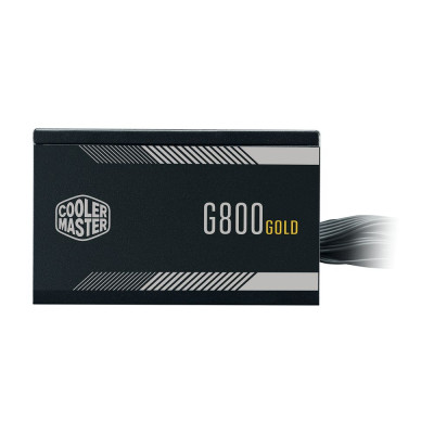 Блок Питания Cooler Master G800 GOLD MPW-8001-ACAAG-EU לא מודולרי 80 Plus Gold Блок Питания Cooler Master G800 GOLD MPW-8001-ACAAG-EU לא מודולרי 80 Plus Gold