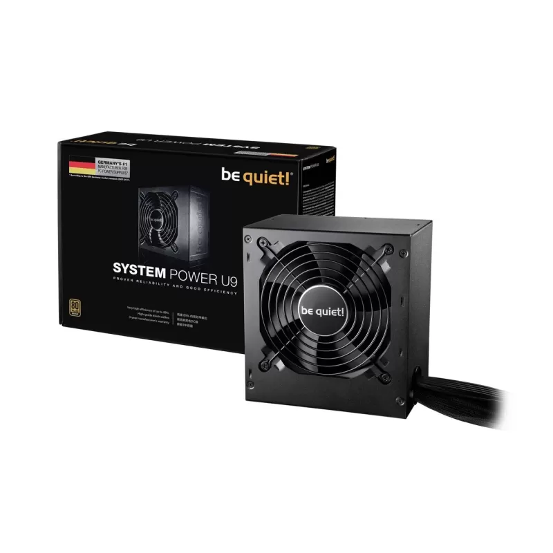 Power Supply be quiet! SYSTEM POWER U9 700W BN289 Non modular 80 Plus Bronze 12V:696W
