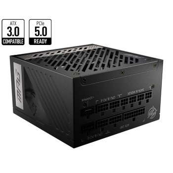Блок Питания MSI MPG A1000G PCIE5 מודולרי מלא 80 Plus Gold 12V:1000W