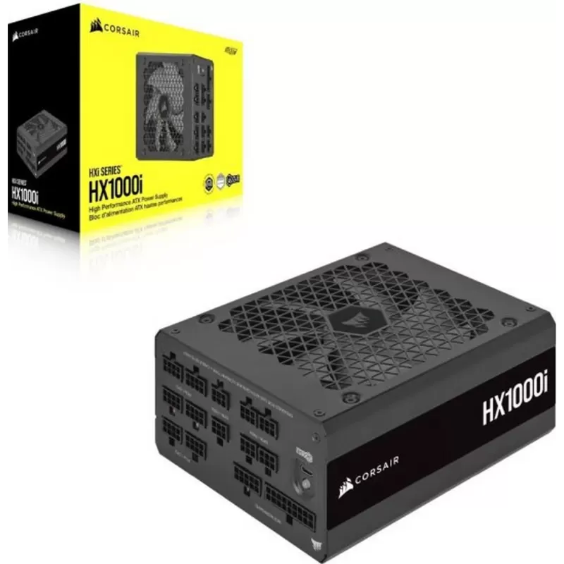 ספק כוח Corsair HX1000i CP-9020259-EU מודולרי מלא 80 Plus Platinum 1000W 12V:999.6W ספק כוח Corsair HX1000i CP-9020259-EU מודולרי מלא 80 Plus Platinum 1000W 12V:999.6W