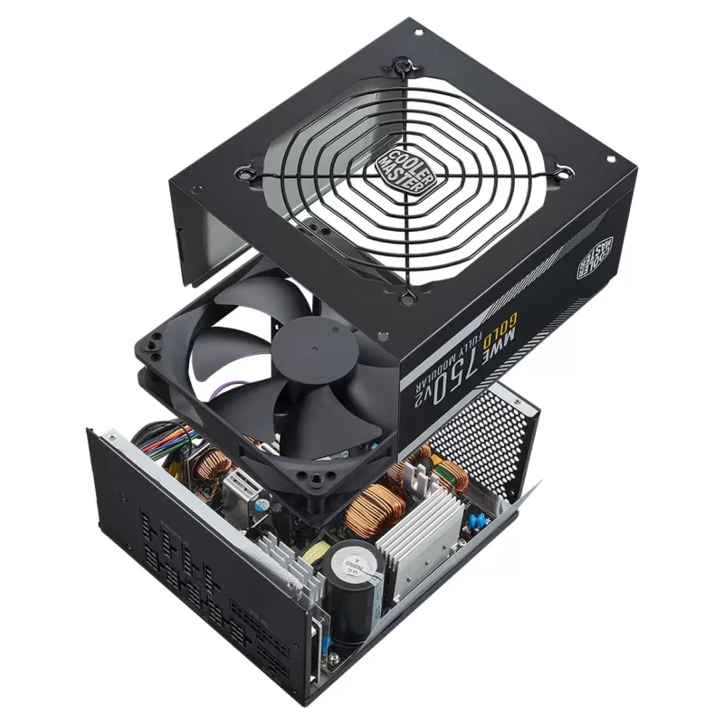 ספק כוח Cooler Master MWE 80 Plus Gold 750W V2 ATX 3.0 READY MPE-7501-AFAAG-3WO 80 Plus Gold