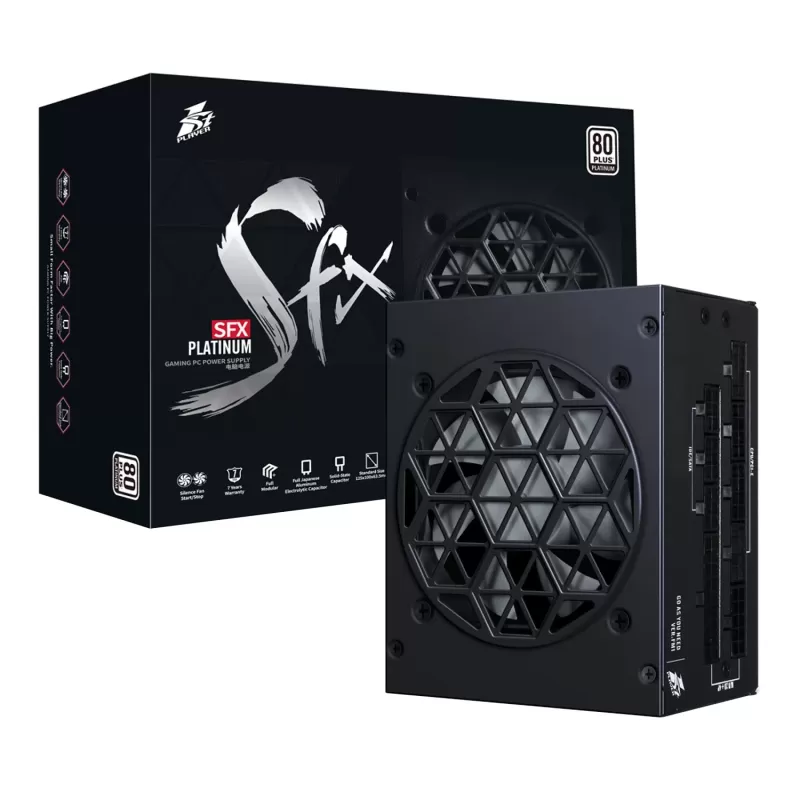 ספק כוח 1St Player SFX 750W 80+ Platinum PS-750SFX 80 Plus Platinum