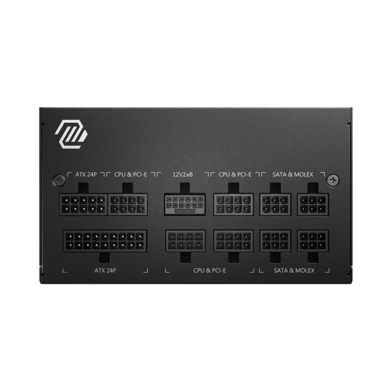 ספק כוח MSI A850GL PCIE5 מודולרי מלא 80 Plus Gold 850W 12V:846W ATX 3.1