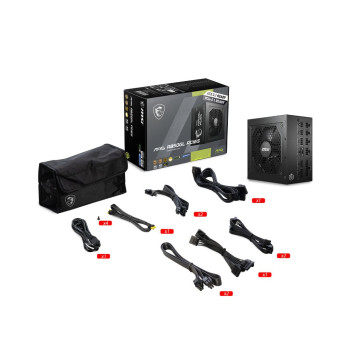 ספק כוח MSI A850GL PCIE5 מודולרי מלא 80 Plus Gold 850W 12V:846W ATX 3.1.. ספק כוח MSI A850GL PCIE5 מודולרי מלא 80 Plus Gold 850W 12V:846W ATX 3.1..