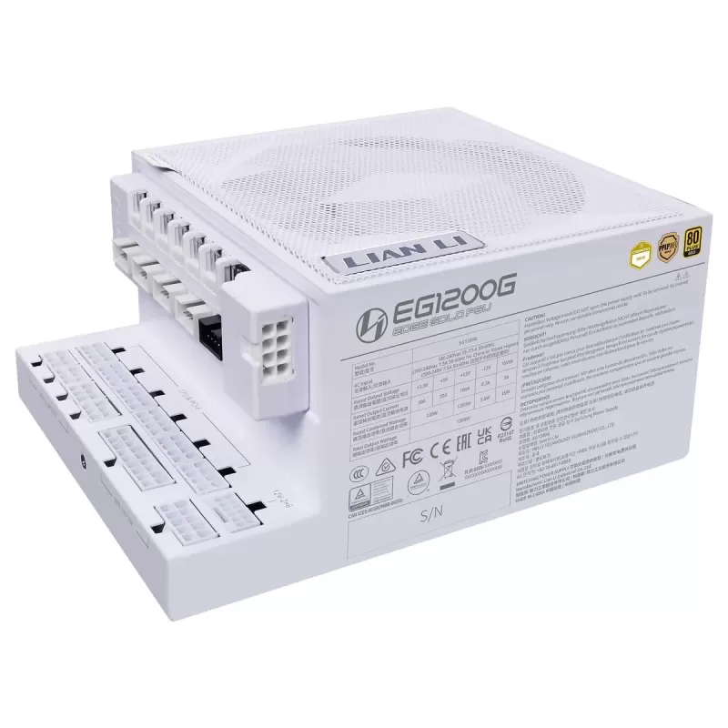 ספק כוח LIAN-LI EDGE EG1200G-W 80 Plus Gold 1200W