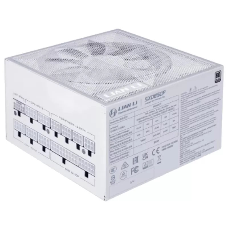 Power Supply LIAN-LI SX white SX0850P-W 80 Plus Platinum 850W