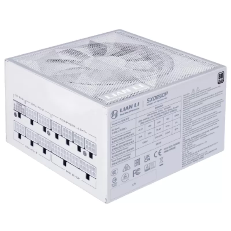 Power Supply LIAN-LI SX white SX0850P-W 80 Plus Platinum 850W