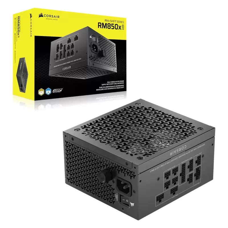 ספק כוח Corsair RM850x SHIFT Fully Modular CP-9020299-EU 80 Plus Gold 850W