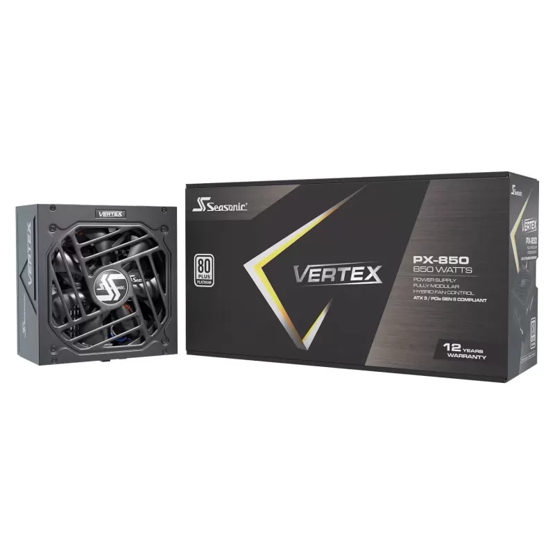 ספק כוח Seasonic Vertex PX-850 ATX 12851PXAFS 80 Plus Platinum 850W