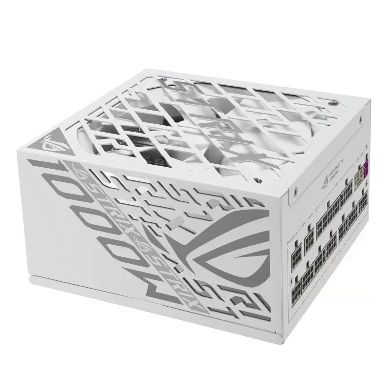 ספק כוח Asus ROG Strix 1000W Platinum White Edition לבן 90YE00W4-B0NA00 80 Plus Platinum