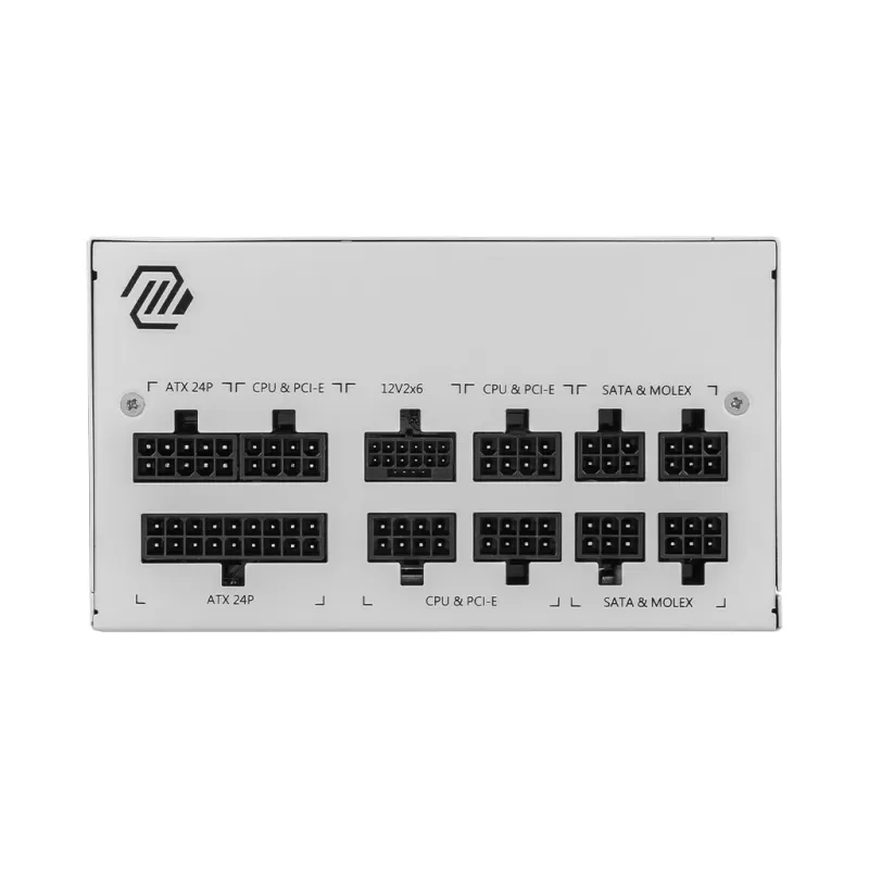ספק כוח MSI MAG A850GL PCIE5 80+ Gold לבן 80 Plus Gold 850W