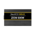ספק כוח Antec NE500G Zen 0-761345-11677-0 לא מודולרי 80 Plus Gold 550W 12V:504W ספק כוח Antec NE500G Zen 0-761345-11677-0 לא מודולרי 80 Plus Gold 550W 12V:504W