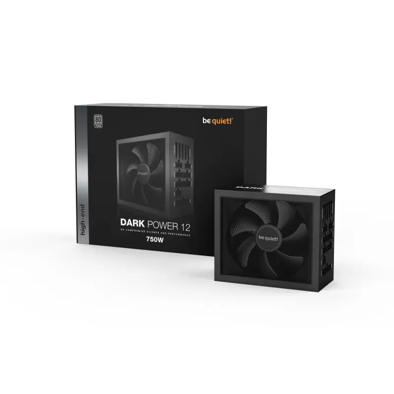 ספק כוח be quiet! DARK POWER 12 750W BN314 מודולרי מלא 80 Plus Titanium 12V:744W