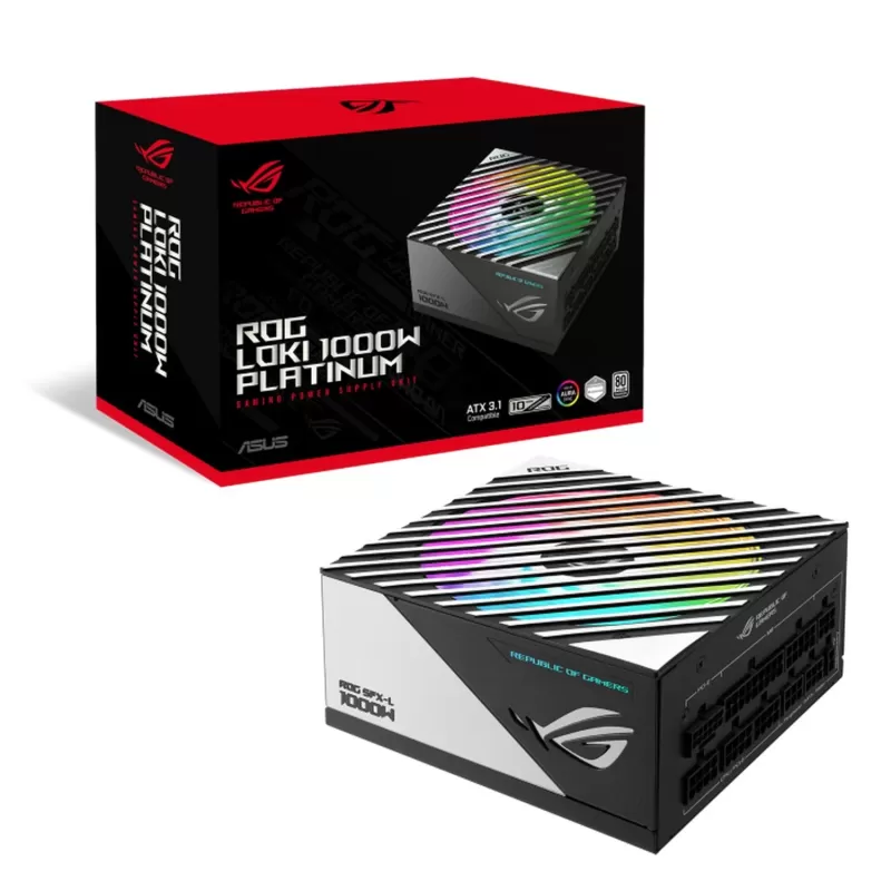 Блок Питания Asus ROG LOKI SFX-L 1000W Platinum 90YE00N1-B0WA00 Полностью Модулярный 80 Plus Platinum SFX-L