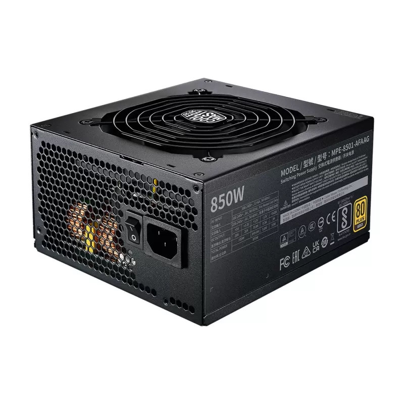 Power Supply Cooler Master MWE Gold V2 ATX 3.0 Ready MPE-8501-AFAAG-3WO Full Modular 80 Plus Gold 850W