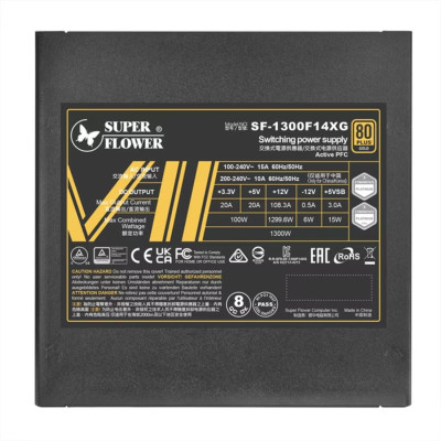 Блок Питания Super Flower Leadex VII 1300W ATX3.1 Gold SF-1300F14XG 80 Plus Gold Блок Питания Super Flower Leadex VII 1300W ATX3.1 Gold SF-1300F14XG 80 Plus Gold