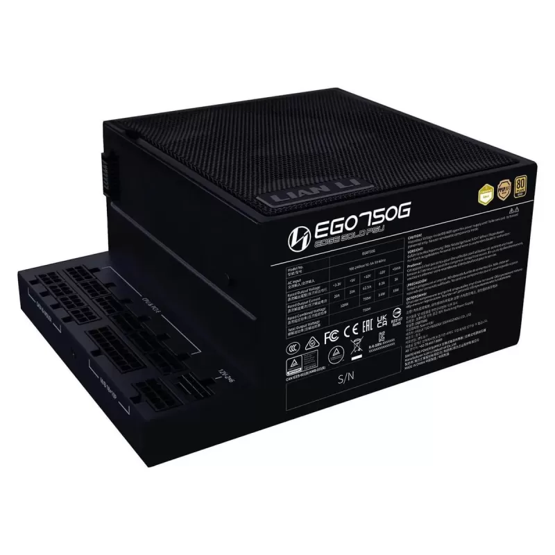 Power Supply LIAN-LI EDGE 750W Gold black EG0750G-B 80 Plus Gold