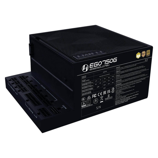Power Supply LIAN-LI EDGE 750W Gold black EG0750G-B 80 Plus Gold