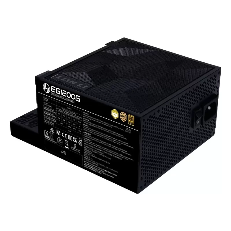 Power Supply LIAN-LI EDGE 1200W Gold black EG1200G-B 80 Plus Gold