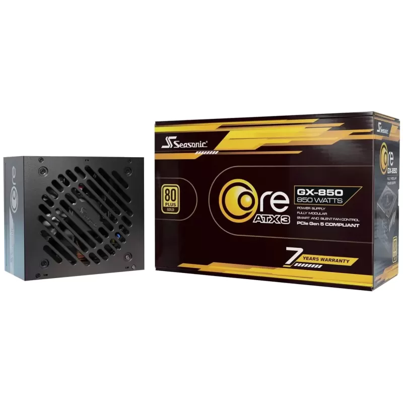 Power Supply Seasonic GX-850 CORE GX ATX gold SRP-CGX851-A5A32SF 80 Plus Gold 850W