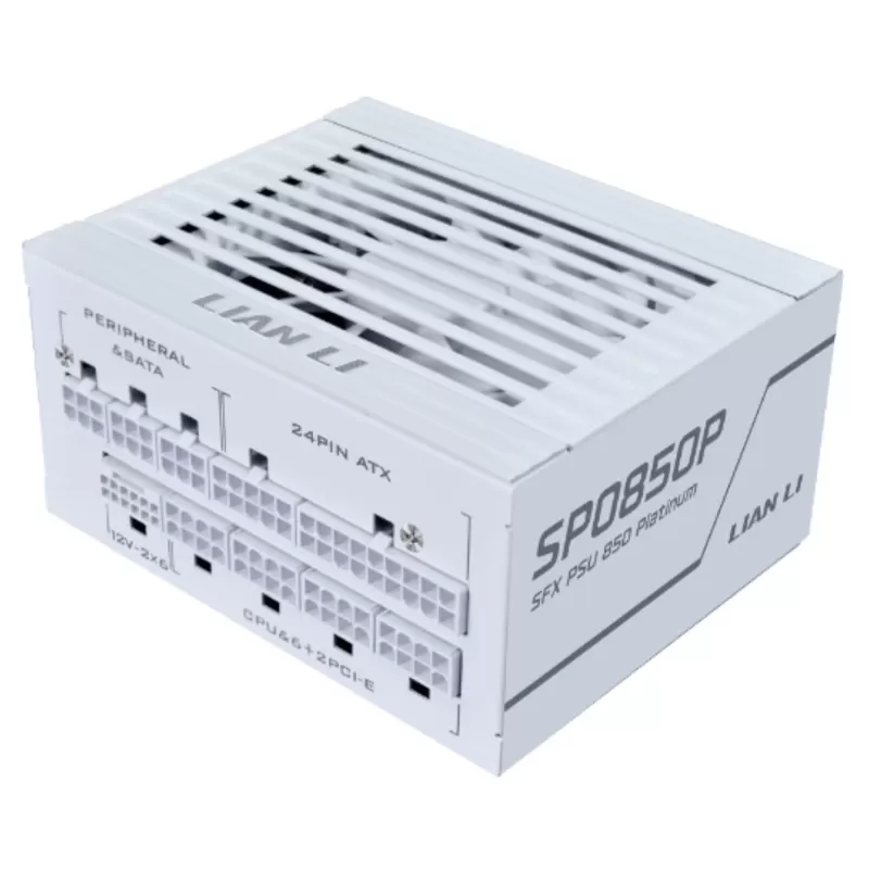 Power Supply LIAN-LI SP850P SFX white SP0850P-W 80 Plus Platinum 850W Power Supply LIAN-LI SP850P SFX white SP0850P-W 80 Plus Platinum 850W