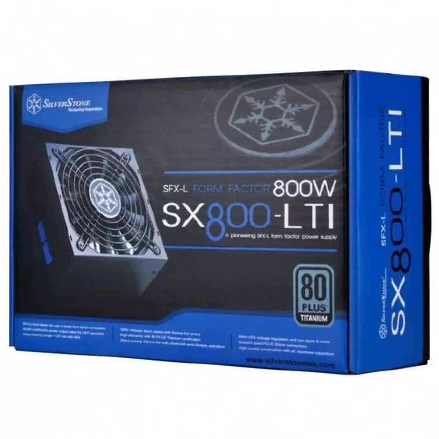 Блок Питания SilverStone SX800-LTI Модулярный 80 Plus Titanium 800W
