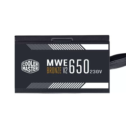 ספק כוח Cooler Master MWE V2 230V MPE-6501-ACABW-B לא מודולרי 80 Plus Bronze 650W