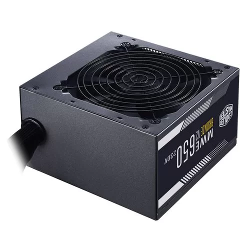 ספק כוח Cooler Master MWE V2 230V MPE-6501-ACABW-B לא מודולרי 80 Plus Bronze 650W