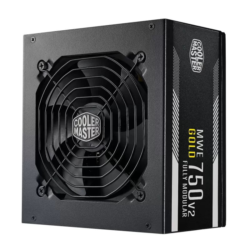 Power Supply Cooler Master MWE 750 V2 MPE-7501-AFAAG Full Modular 80 Plus Gold 12V:750W 