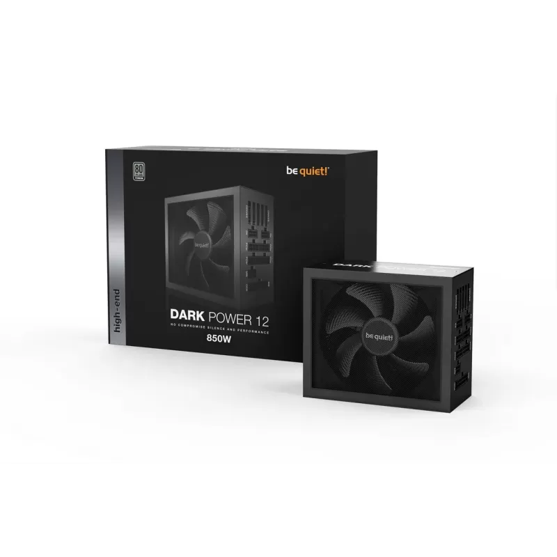 Power Supply be quiet! DARK POWER 12 850W BN315 Full Modular 80 Plus Titanium 12V:840W
