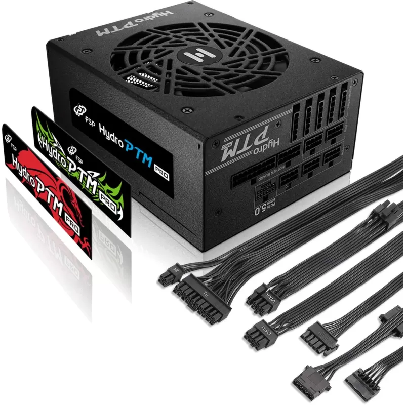 Блок Питания FSP Hydro PTM PRO ATX 3.0(PCIe5.0) 1000W PPA10A2816 Полностью