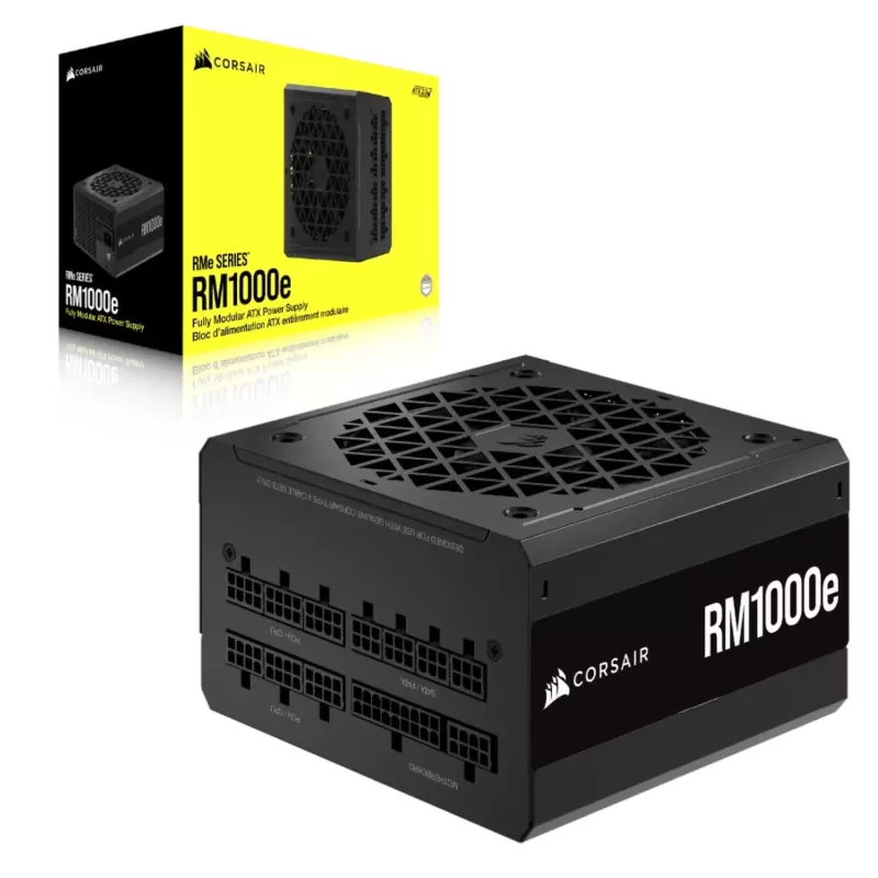 Блок Питания Corsair RMe Series RM1000e with ATX 3.0 and PCIe 5.0 CP-9020264-EU Полностью Модулярный 80 Plus Gold 12V:1000W ATX 12V 3.0