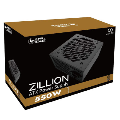 Power Supply Super Flower Zillion 550W Bronze SF-550Z12DB 80 Plus Bronze Power Supply Super Flower Zillion 550W Bronze SF-550Z12DB 80 Plus Bronze