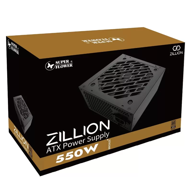 Power Supply Super Flower Zillion 550W Bronze SF-550Z12DB 80 Plus Bronze